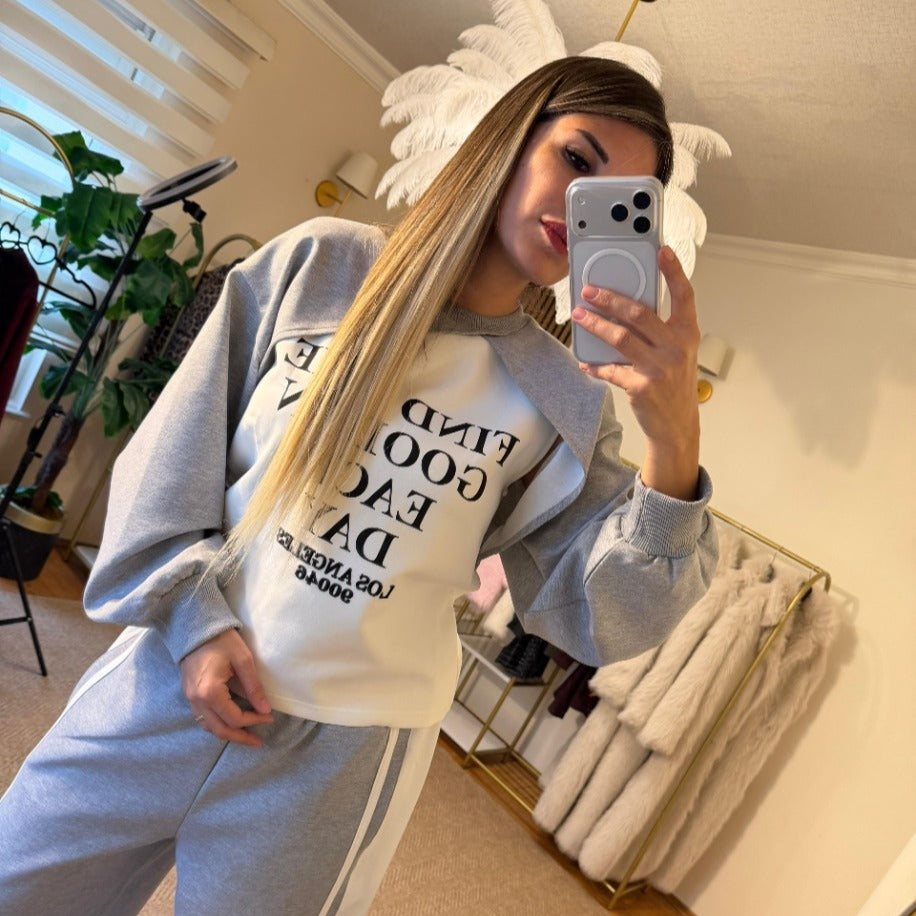 GRİ EŞOFMAN TAKIMI