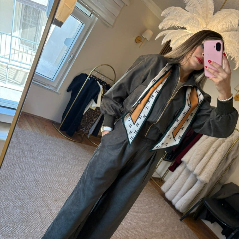 HAKİ PANTOLON -CEKET TAKIM