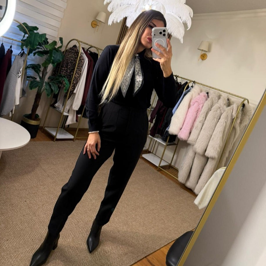 SİYAH KUMAŞ PANTOLON