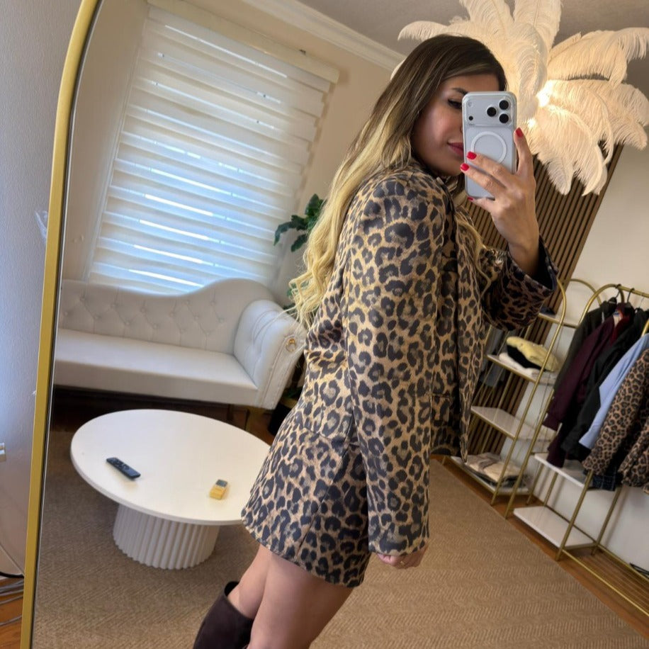 LEOPAR DESEN ETEK -CEKET TAKIM