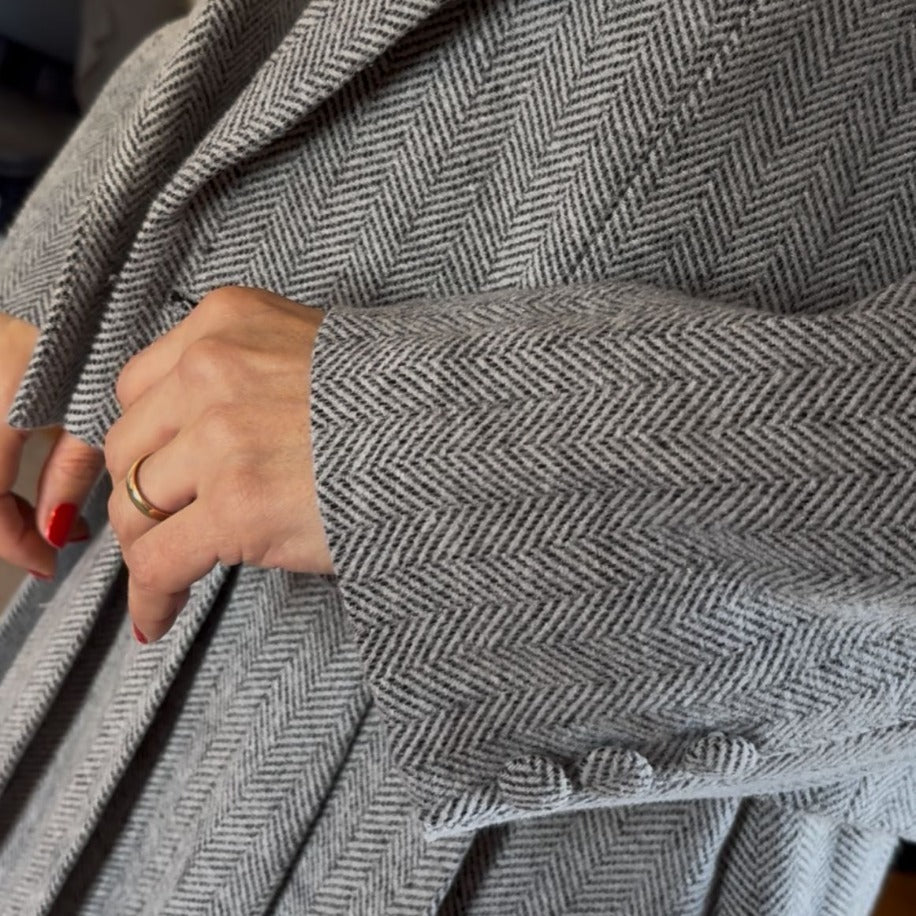 GRİ ETEK -CEKET TAKIM