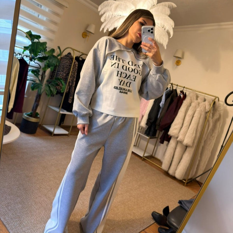 GRİ EŞOFMAN TAKIMI