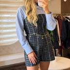 MAVİ GÖMLEKLİ ŞORT TULUM