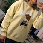 SARI AYICIKLI SWEATSHIRT